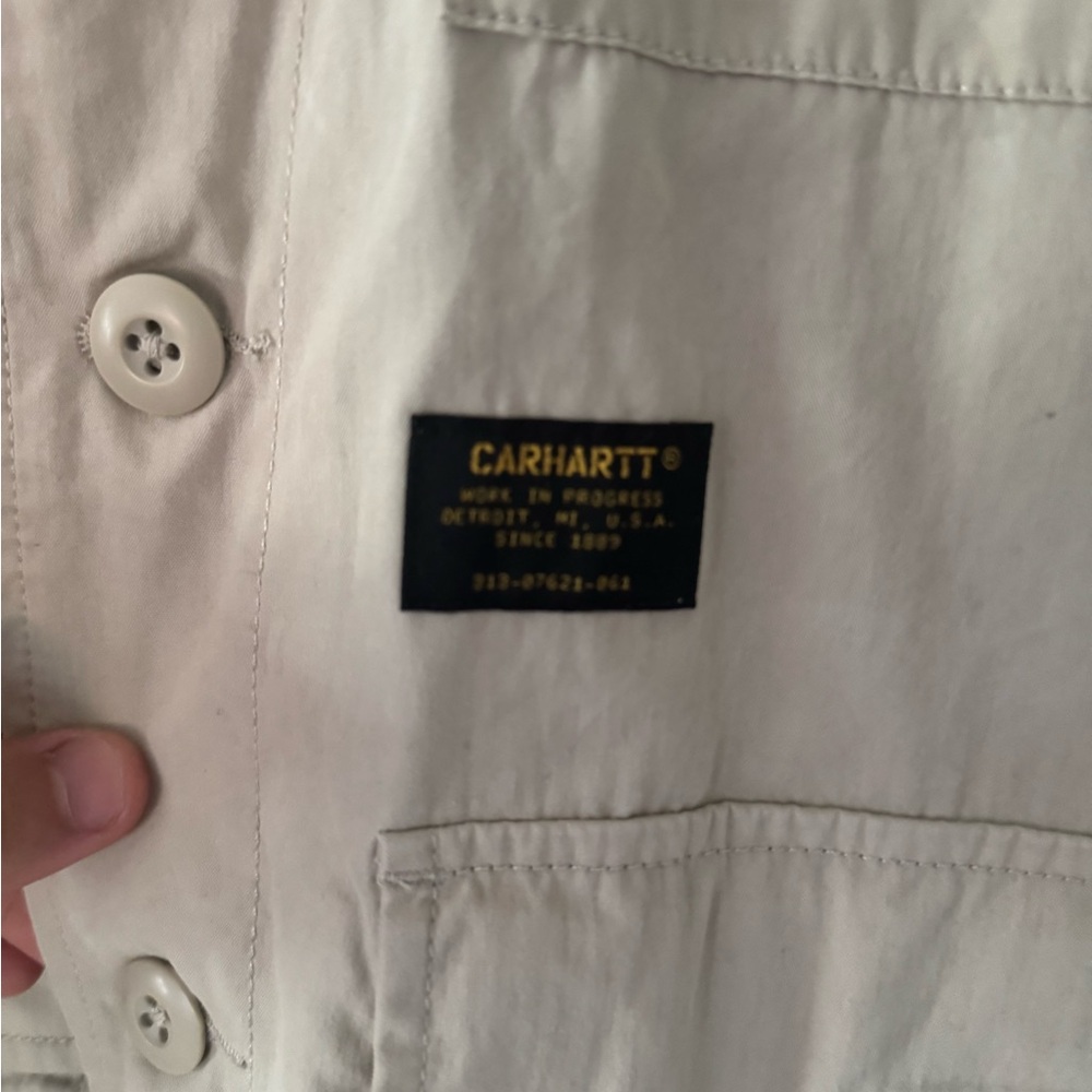 Carhartt WIP (Work in progress) button down long sleeve jacket/shirt - Picture 3 of 7